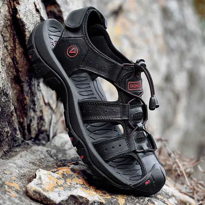 Sandália Masculina de Couro Nobre - V200