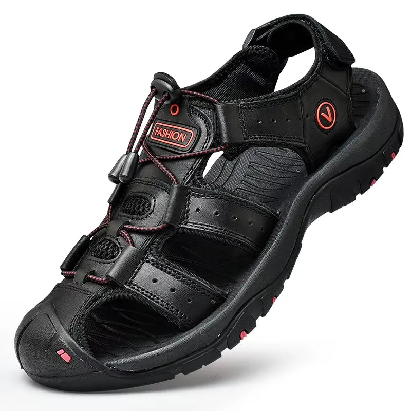 Sandália Masculina de Couro Nobre - V200