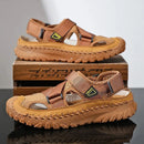 Sandália Masculina de Couro Romano Wess