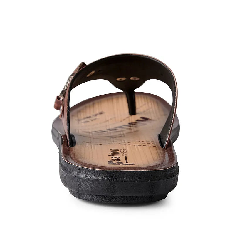 Sandália Masculina em Couro Sports