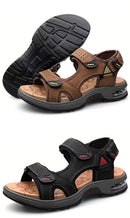 Sandália Masculina em Couro Vintage Beach Lux