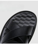 Sandália de Couro Masculina Luxuosa Summer