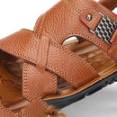 Sandália de Couro Masculina Ortopédica Island