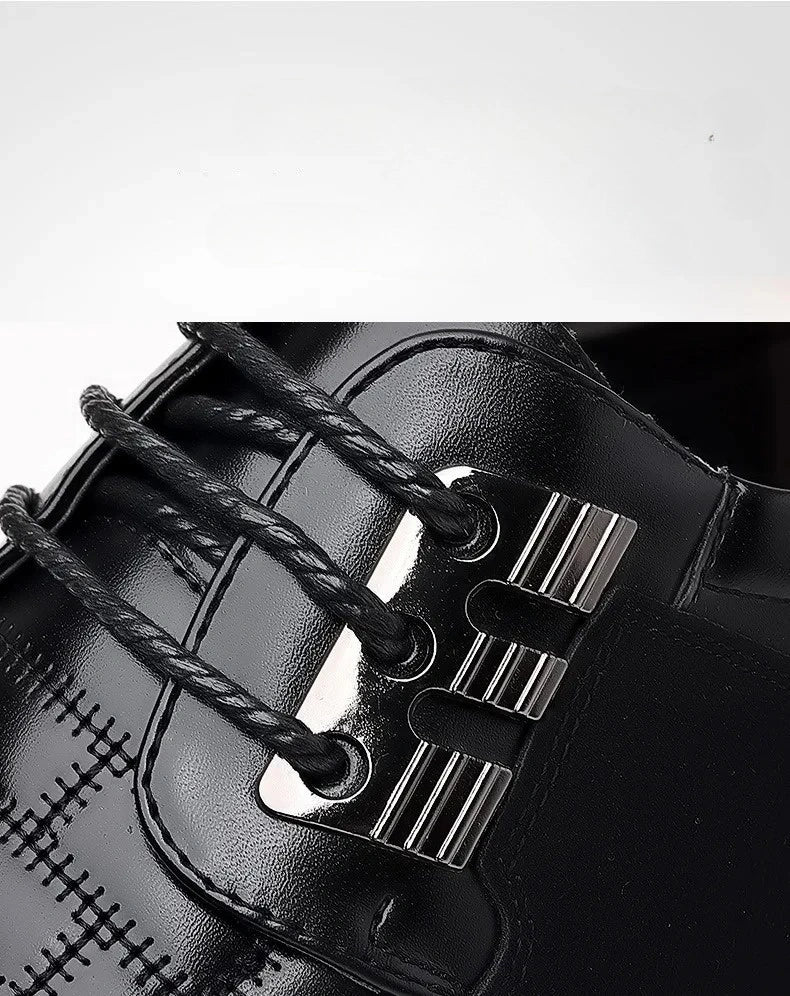 Sapato Casual Masculino Em Couro Fashion