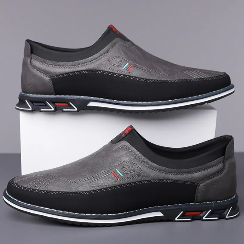 Sapato Masculino Slip On em Couro Genova