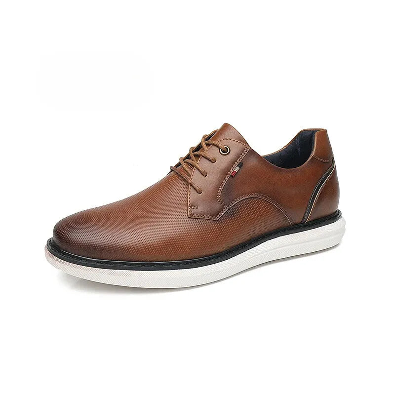 Sapato Masculino de Couro Casual Bichi