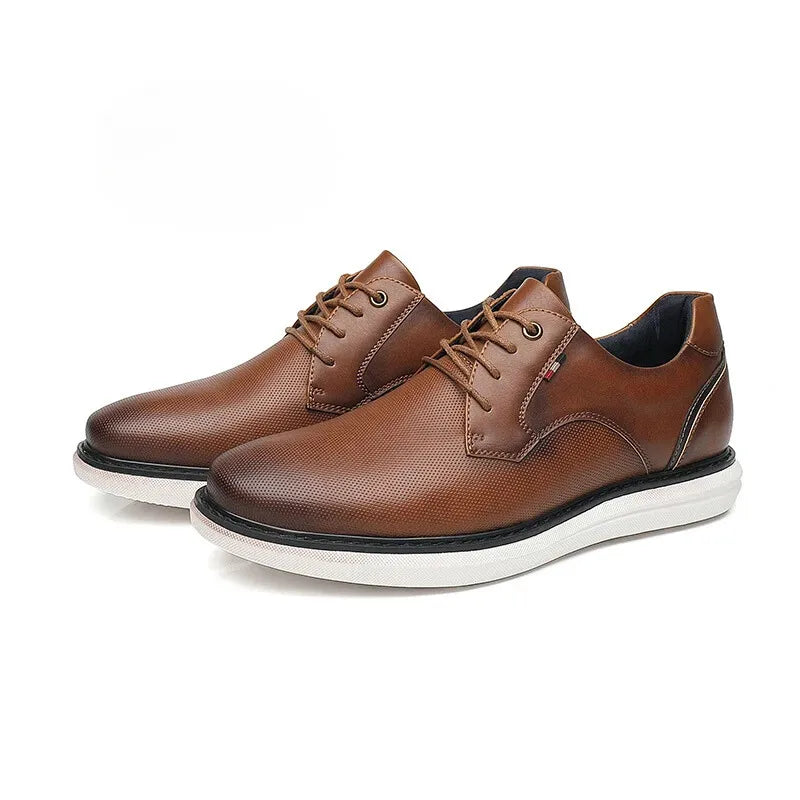 Sapato Masculino de Couro Casual Bichi