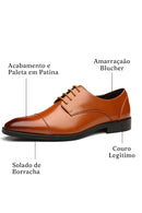 Sapato Social Masculino Couro Legítimo Rossi