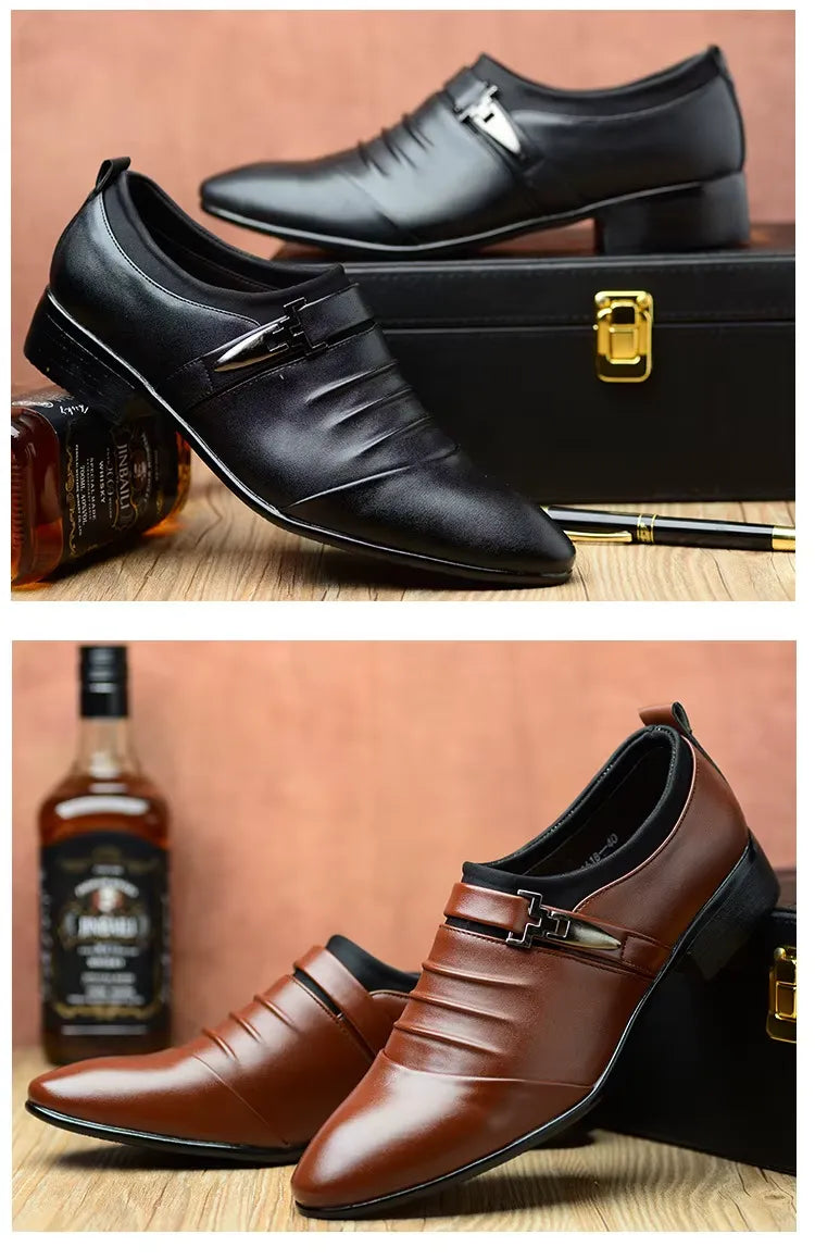 Sapato Social Masculino de Bico Fino - Pro Max