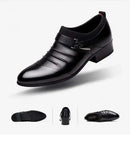 Sapato Social Masculino de Couro Bico Fino - Pro Max