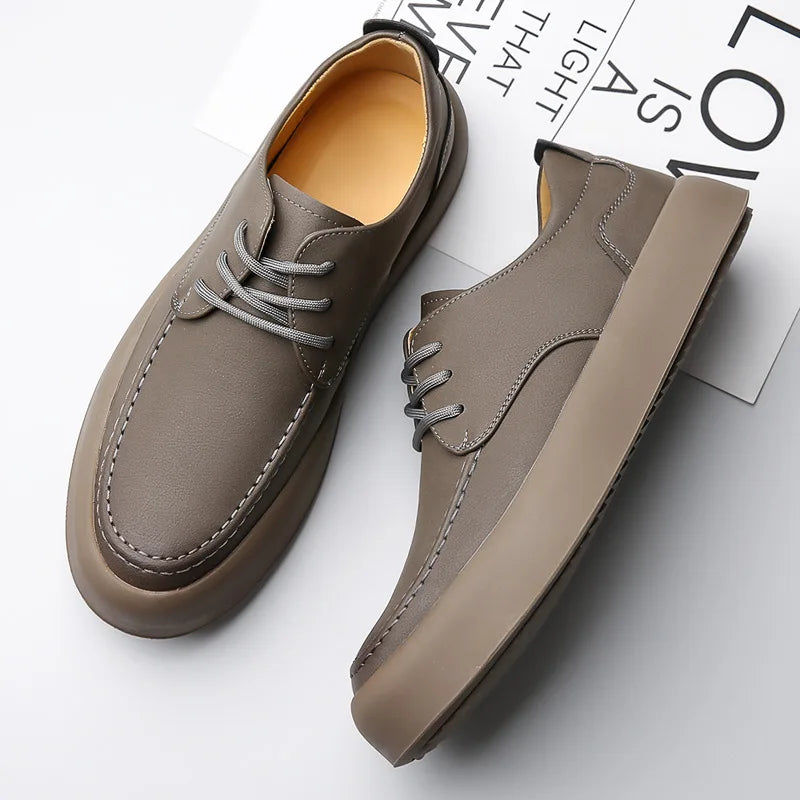 Sapato de Couro Masculino com Sola Acolchoada Litte