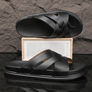 Chinelos masculinos de verão confortável estilo designer de moda lazer festa diária plus size 38-46 sapatos na moda jovens ho