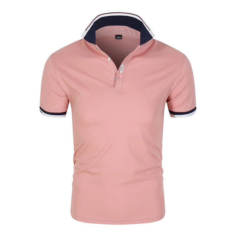Camisa Polo Masculina rosa