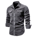 Camisa Manga Longa Person cinza