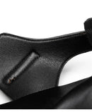 Sandálias dos homens novos 2022 Toe aberto respirável couro casual chinelos praia ao ar livre sapatos homens