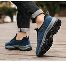 Sapatos esportivos casuais antiderrapantes masculinos resistentes ao desgaste sapatos de caminhada ao ar livre 2024 moda confortável sapatos de caminhada planos para homem