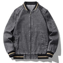 Jaqueta jeans grossa de lã masculina, casacos quentes, jeans de motociclista, outwear clássico solto, roupas de vaqueiro, moda, inverno, 2023