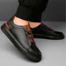 Tênis Masculino Casual em Couro Genuíno Lecce