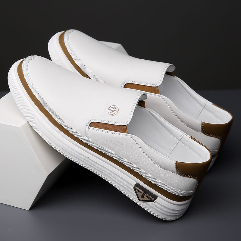 Tênis Slip On Masculino em Couro Benício