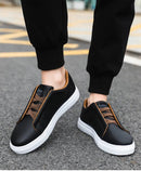 Tênis Masculino Casual em Couro de Luxo Melity