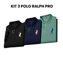 Compre 2 e leve 3 - Camisa Polo Masculina Ralph Pro