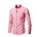 Camisa Social Masculina de Luxo Elegante rosa