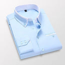 Camisa Social Masculina Valletta azul