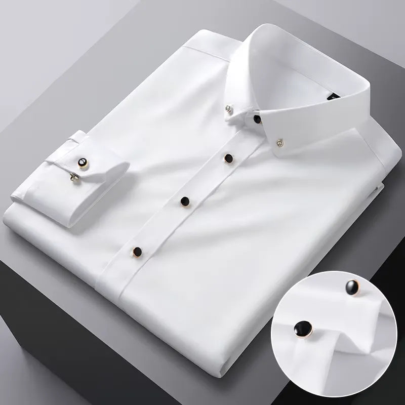 Camisa Social Masculina de Seda Balli