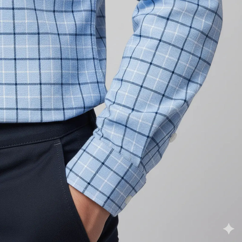 Camisa Social Masculina Xadrez Everest