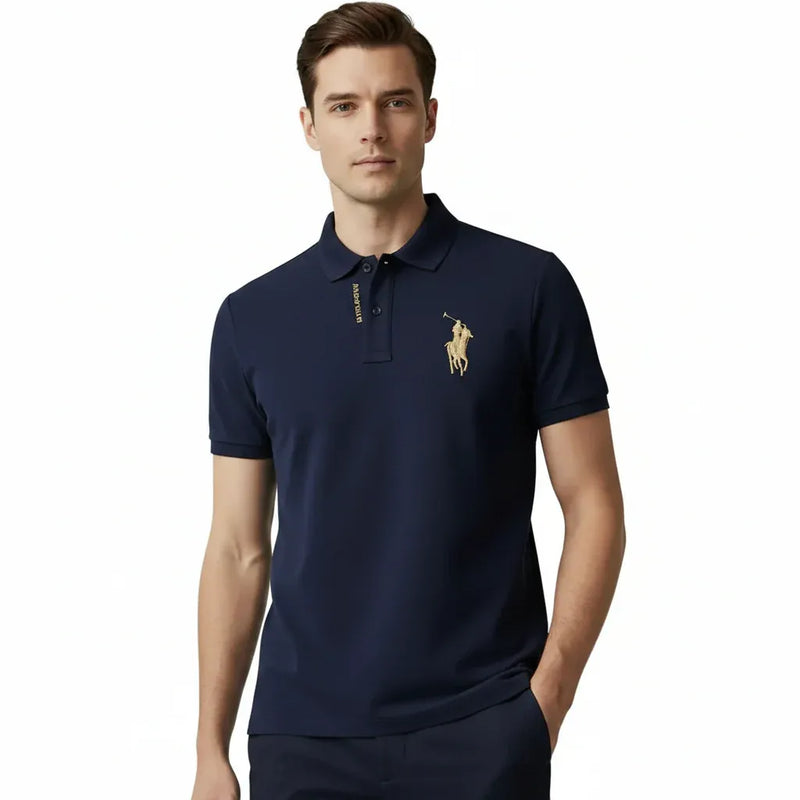 Camisa Polo Masculina Algodão Premium Ralph Pro - Anti-Bolinhas - 8 Cores