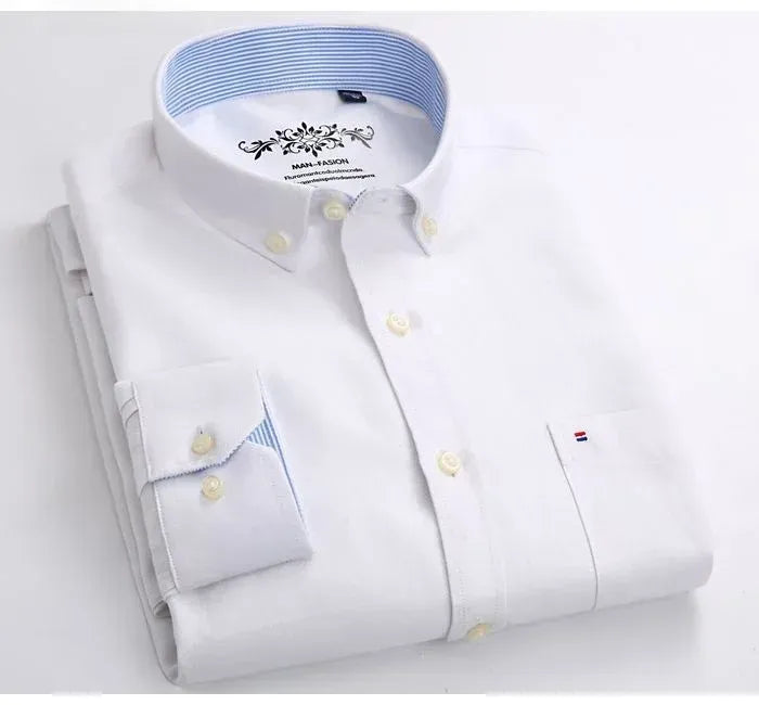 Camisa Social Masculina Diluxo Oxford