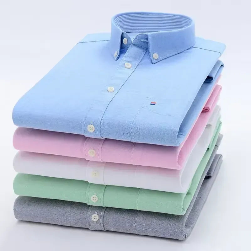 Camisa Social Masculina Diluxo Oxford