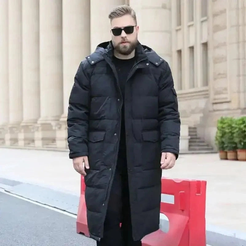 jaqueta Puffer Longa Masculina Plus Size Luppi