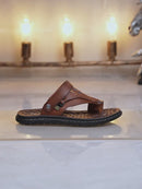 Sandália Masculina de Couro Romany