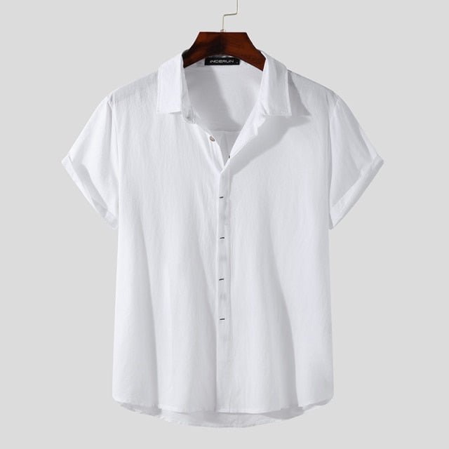 Camisa Manga Curta Masculina branca 1