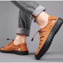 Sandália Masculina de Couro Genuíno Coastal - Divello