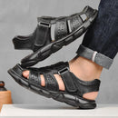 Sandália Masculina de Couro Shores - Divello