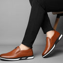 Sapato Masculino de Couro Genuíno Fashion