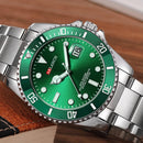 Relógio Masculino de Aço Submariner