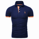 Camisa Masculina Polo Mesh azul