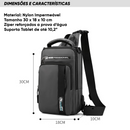 Mochila Transversal Masculina Impermeável MMX