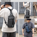 Mochila Transversal Masculina Impermeável MMX