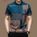 Camisa Polo Masculina azul Divello