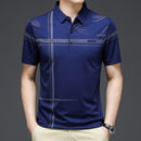 Camisa Polo Masculina azul Elegance