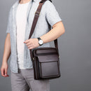 Bolsa Masculina Transversal de Couro Forms