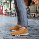 Tênis de Couro Cruzeiro Elegante marrom