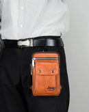 Bolsa Transversal Masculina em Couro Italiano